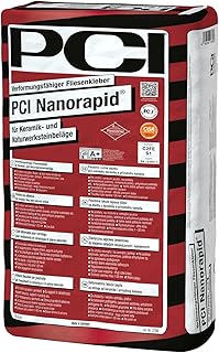 PCI Nanorapid flexibler Fliesenkleber 20kg für alle Fliesen, Keramik- und Natursteinbeläge für innen und außen