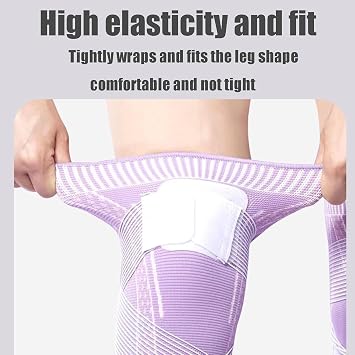 Knee Compression Sleeve,Best Knee Brace, Knee Sleeve, Knee Compression Sleeve for Women and Men,Knee Support Sleeve (Pink,M)