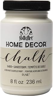 FolkArt Home Décor Chalk Finish Acrylic Paint, 8oz, 8 ounce, Sandstorm