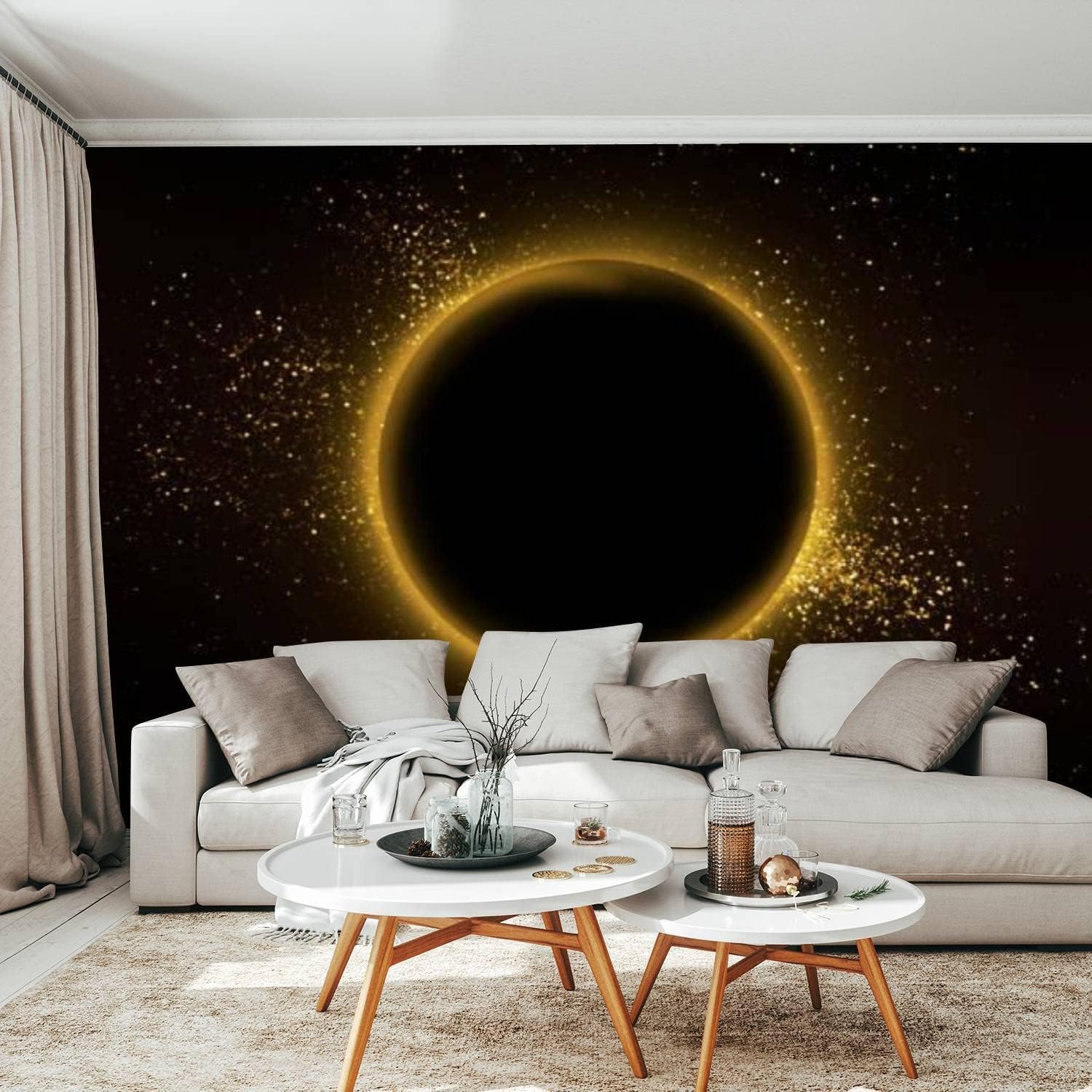 Carta Da Parati 3D Paesaggio Cosmico 300(W)X210(H)Cm Autoadesiva Parete Foto Arte Poster Da Parete Adesivi Murali Decorativi Peel-And-Stick Adesivi Murali Rimovibili Per Soggiorno Camera Da Le-1220587