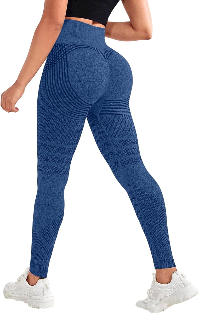 Workout Leggings for Women No Front High Waisted Yoga Pants