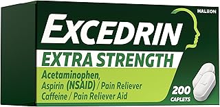 Excedrin Extra Strength Caplets, 100 ct. (2-Pack)