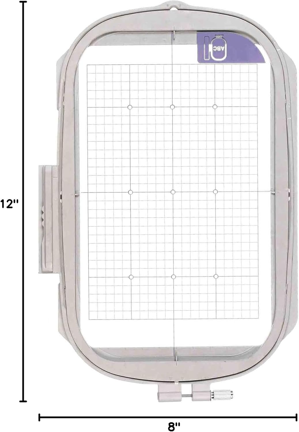 Extra Large Embroidery Hoop - 8" X 12" - SA447 Replacement Hoop Works for Brother 6000D Quattro 2 6700D Quattro 3 Trilogy Limited Edition Innovis 6750D - Generic 200mm X 300mm SA447 EF92