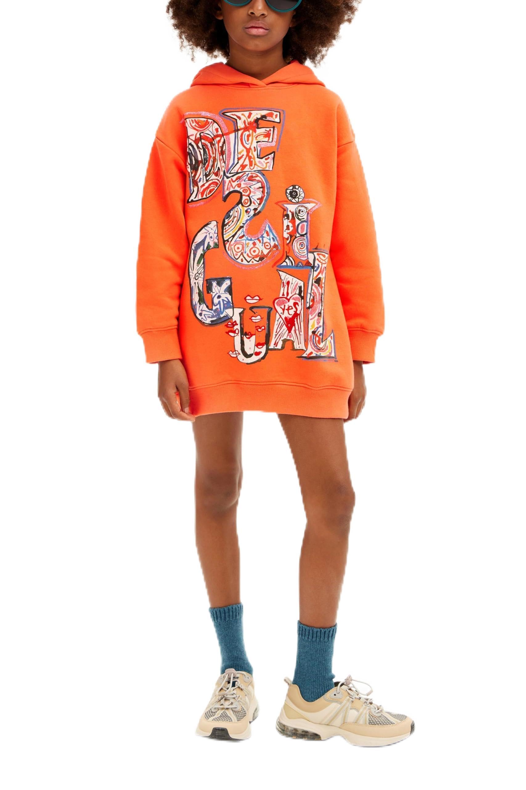 Desigual Mädchen Girl Knit Long Sleeve Dress