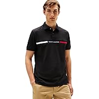 Tommy Hilfiger Uomo Maglietta Polo Maniche Corte Chest Insert Regular Fit