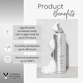 Kenra Platinum Thickening Mousse 12 | Volumizing Styler | Adds Fullness & Body | Humidity Protection Up To 48 hours | Desity Plumping up tp 150% | Thermal Protection | All Hair Types | 6.7 oz (2-Pack)