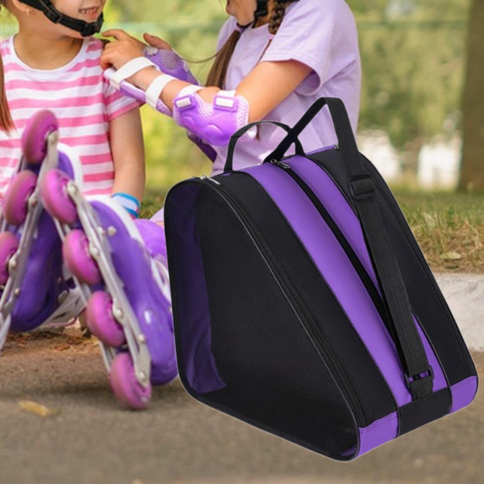 Harilla Rollschuh-Tasche, Inline-Skate-Tasche für Kinder, Premium-Schlittschuh-Taschen für Kinder/Erwachsene, Stil l