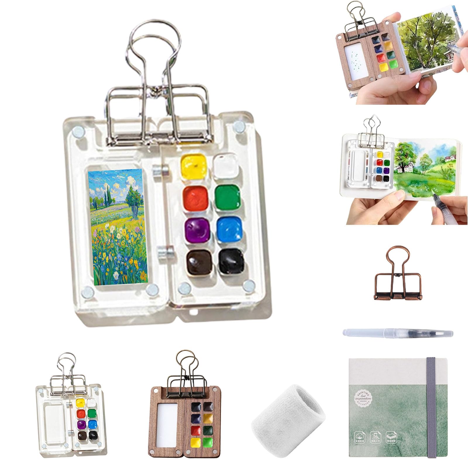 Amazon | Tobios 水彩セット Tobios 水彩キット ポケット水彩絵の具