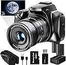64MP Digital Cameras for Photography, 10X Optical Video Camera, 4X Digital Zoom Vlo...