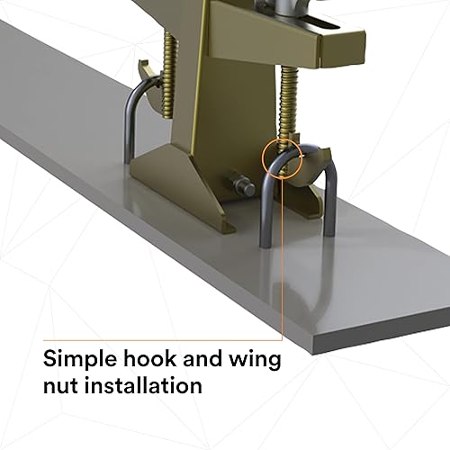 Miniatura 8 de 3M DBI-SALA SecuraSpan 7400045 Componente horizontal, puntal con base de barra de refuerzo/soporte intermedio, se adapta a 1/2"-4-1/2" DIA,