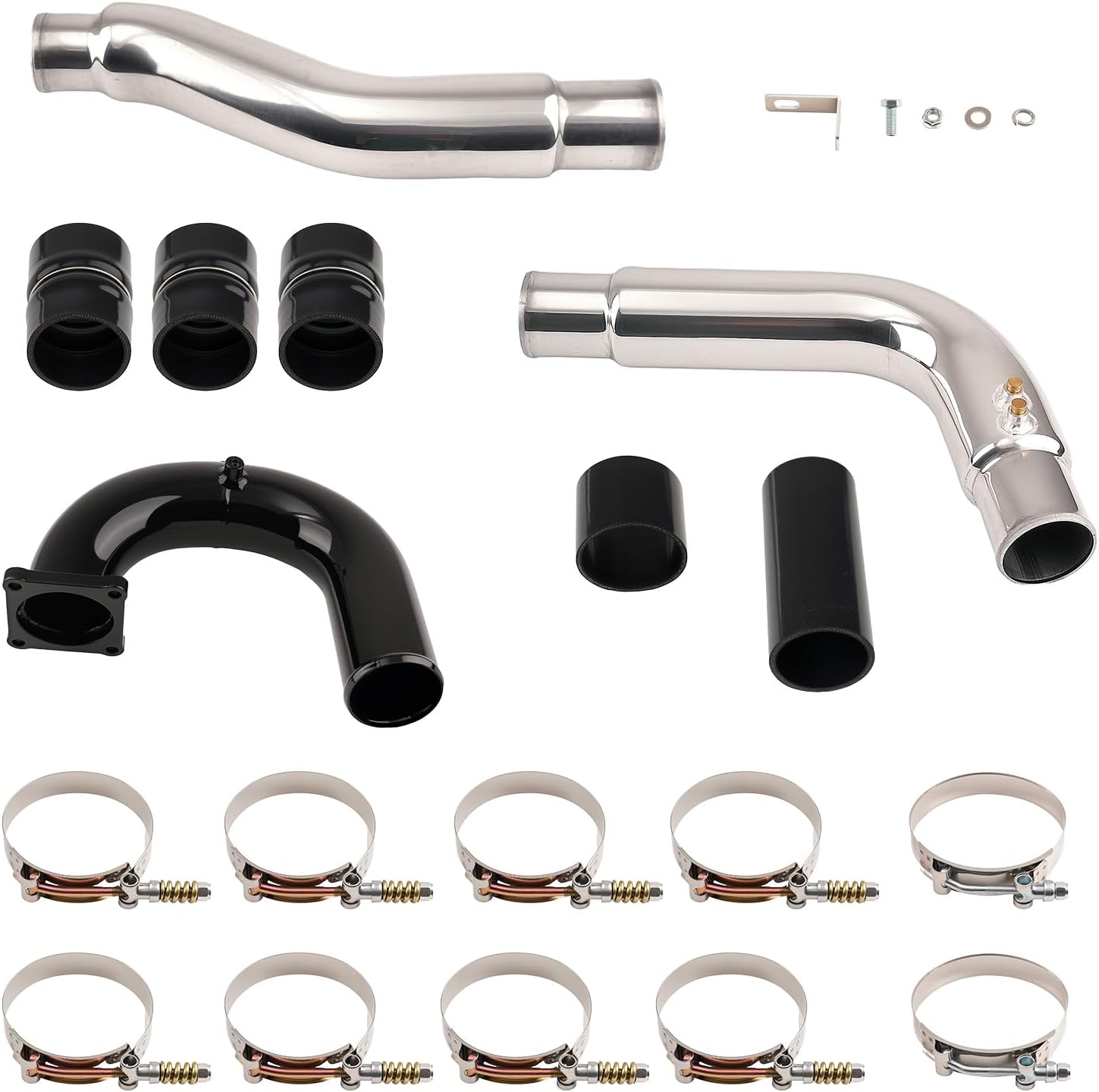 maXpeedingrods Intercooler Pipe Boot Kit with Intake Elbow Tube for Dodge Ram 5.9L Cummins Diesel​ 2003-2007