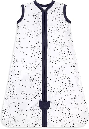 Burt's Bees Baby Unisex Beekeeper Wearable Blanket, Organic Cotton - Light Weight or Medium Weight - Newborn Essentials