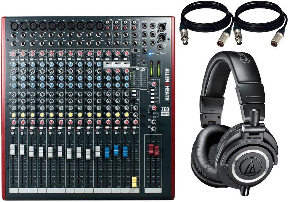 Amazon.com: Allen & Heath ZED-16FX 16-Channel Recording and Live Sound ...