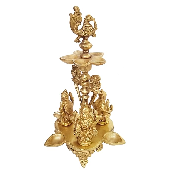 Purpledip Brass Tortoise/Turtle Idol With Gemstones And Magic Numbers Lo Shu Square Nine Halls Diagram Feng Shui Vaastu Good Luck Charm Gift 10985