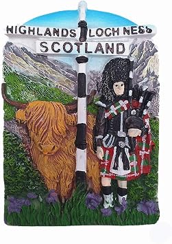 3D Scotland Fridge Magnet Travel Souvenir Gift Collection Home Kitchen Decoration Scotland Refrigerator Magnetic Sticker