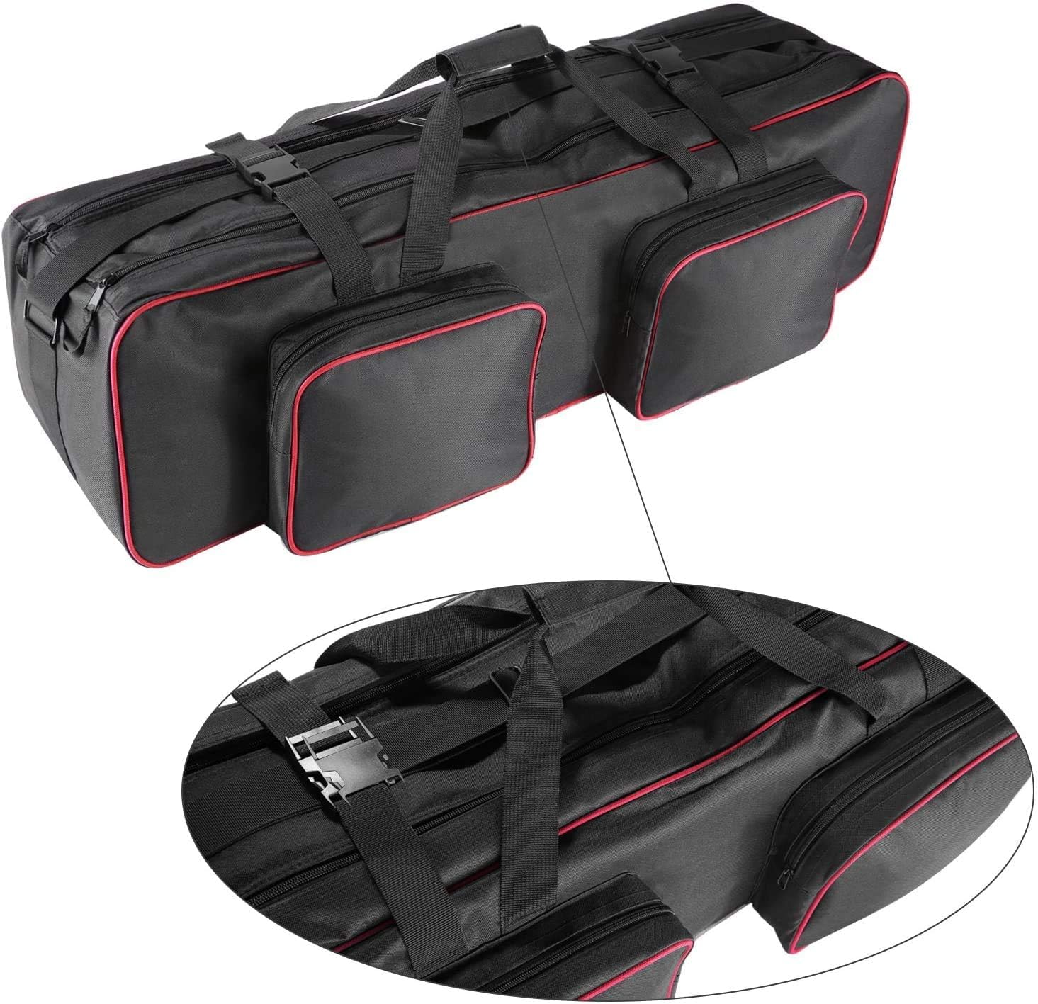 Photo Studio Equipment Carrying Case, 36x9x9 inches, Large Padded Bag with Strap for Tripod, Light Stand, Photo Kit Storage