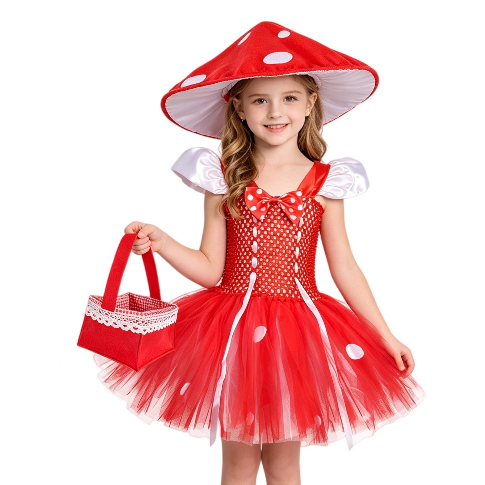 Costume Fata dei Funghi Bambini,Abbigliamento Cosplay | Abbigliamento per giochi di ruolo - per spettacoli teatrali di Carnevale Eventi Tematici Feste in costume Servizi fotografici Riproduzione di