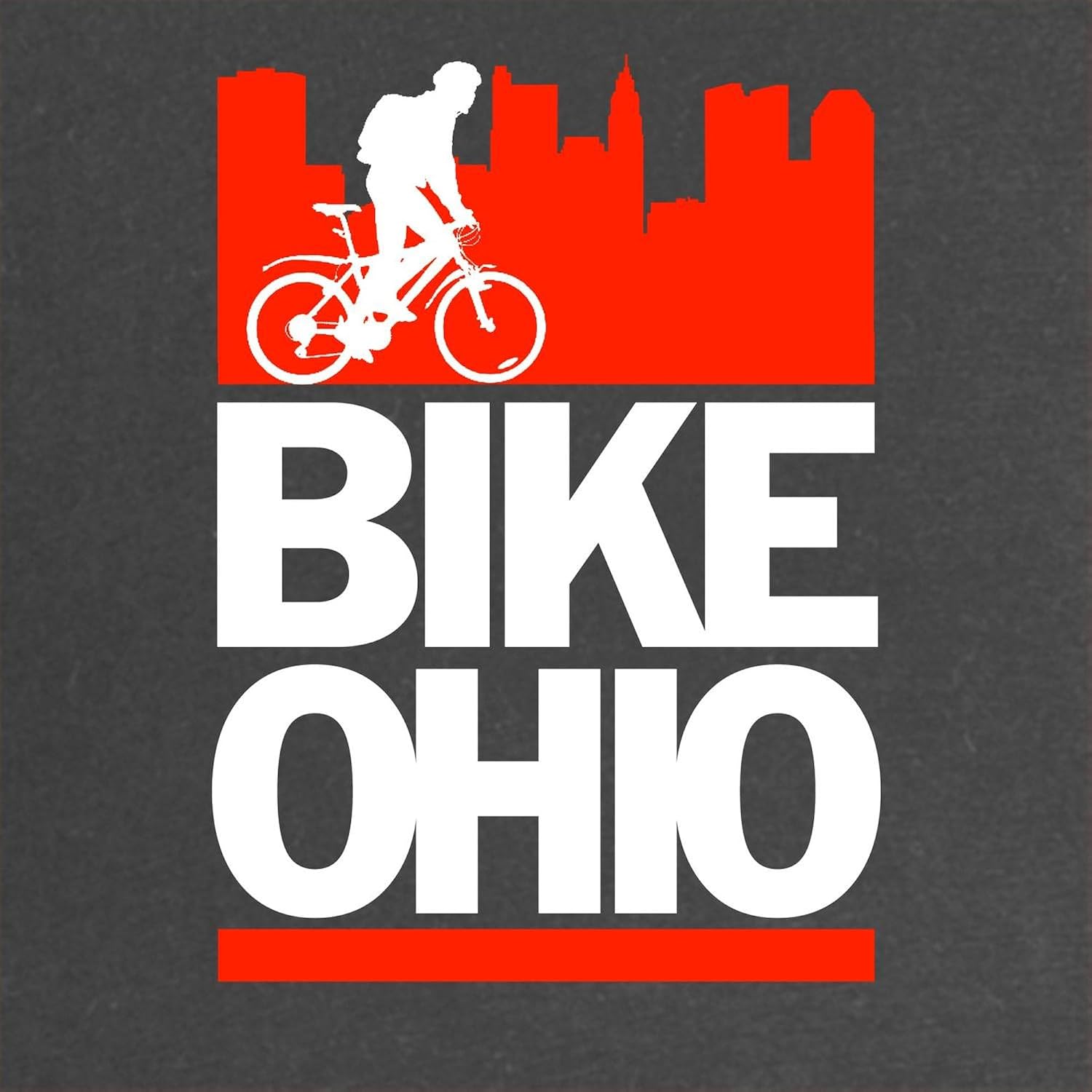 CafePress Bike Ohio Maternity T Shirt Women's Maternity Ruched Side T-Shirt