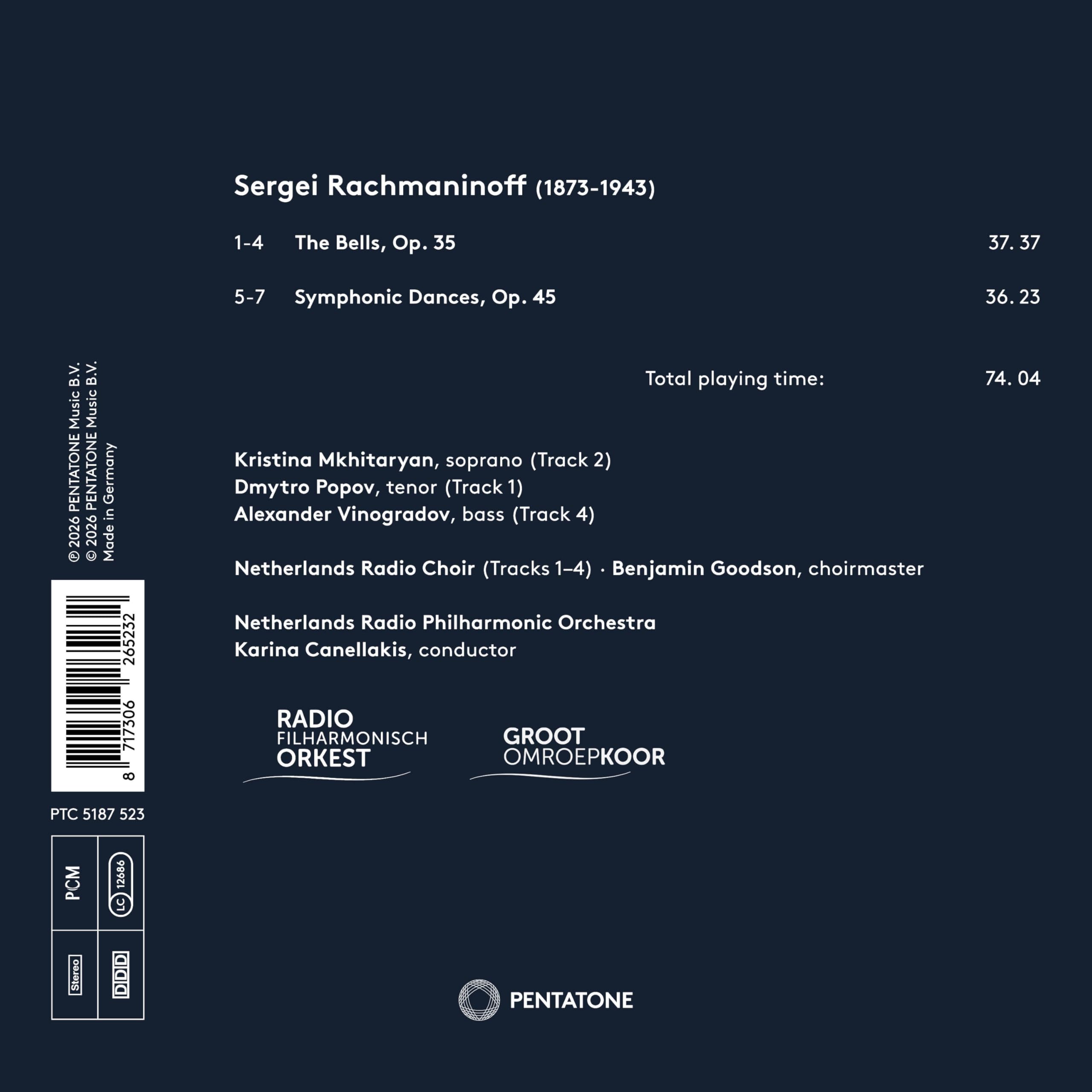 Rachmaninoff: The Bells & Symphonic Dances