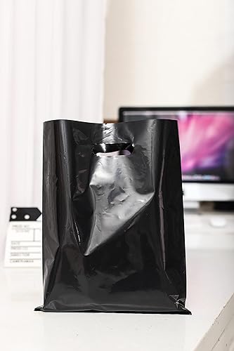 Miniatura 3 de ysmile Bolsa de plástico grande con asa bolsa de plástico para pequeñas empresas tienda minorista de polietileno troquelado de 158 x 196 pulgadas