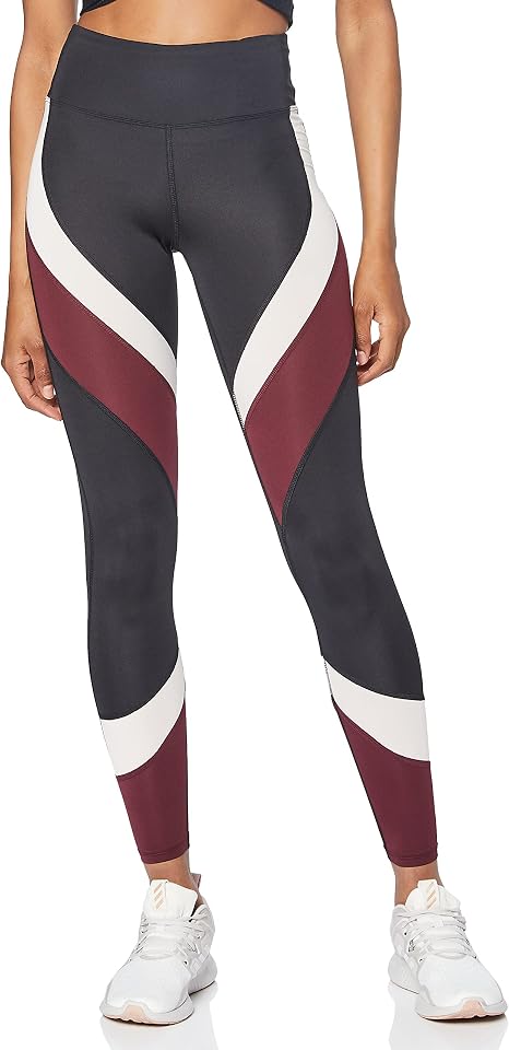 AURIQUE Leggings Sportivi a Blocchi di Colore Donna : Amazon.it:  Abbigliamento