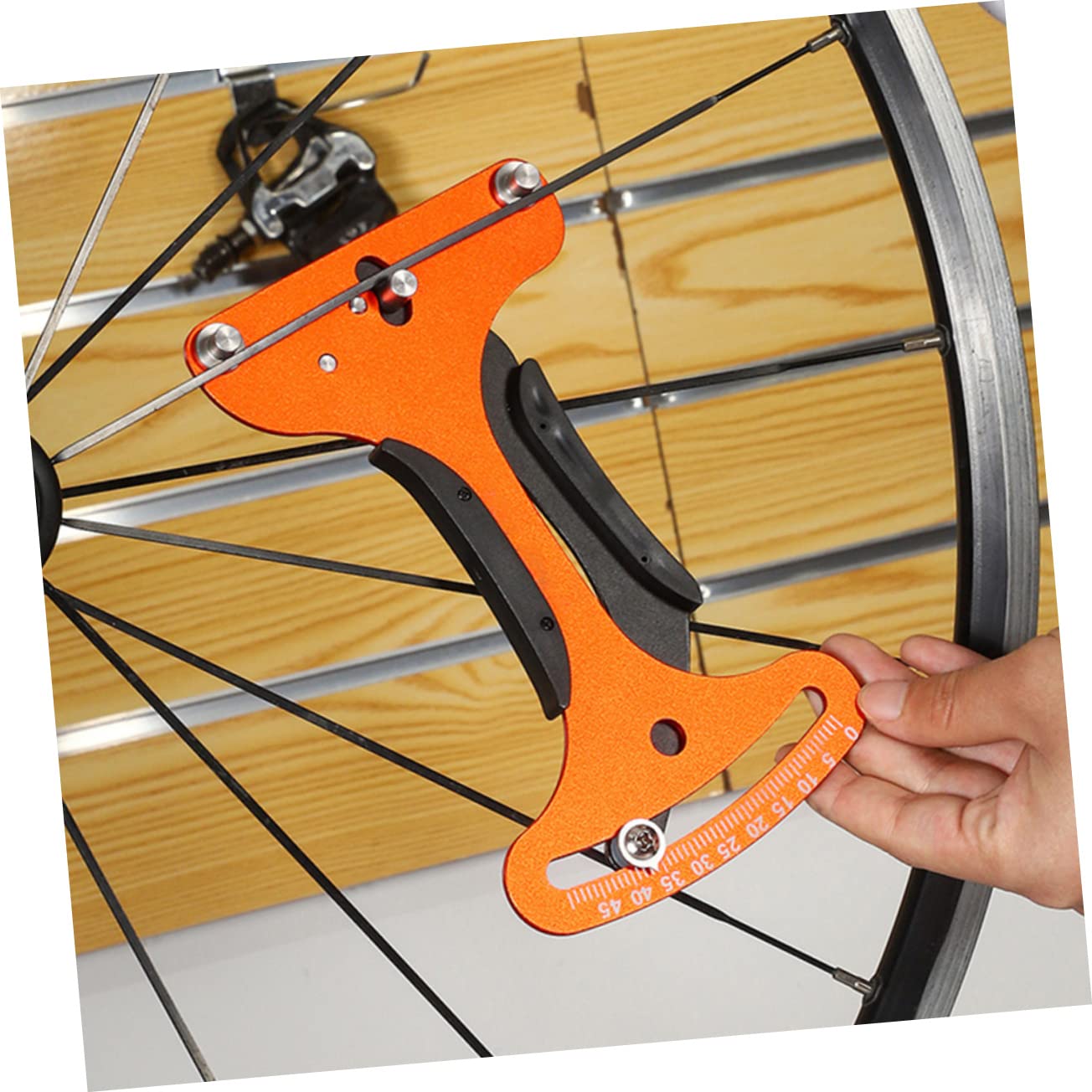 UKCOCO Medidor De Tensión Profesional para Bicicletas Herramienta De Calibración De Radios Medidor Resistente y Preciso para Mecánicos y Entusiastas Bicicleta