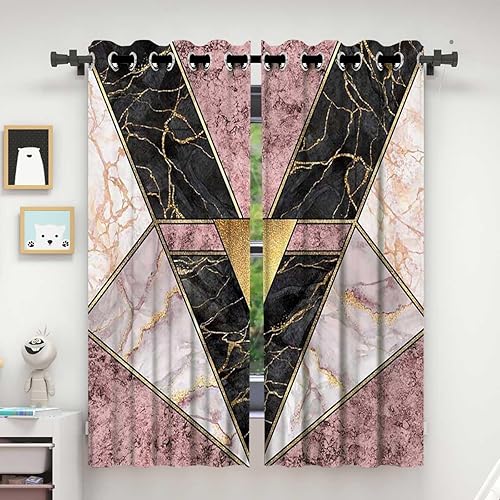 Miniatura 6 de Cortinas verdes para sala, hojas frescas de plantas correderas divisores Cortinas opacas 85 pulgadas de ancho por 85 pulgadas de alto