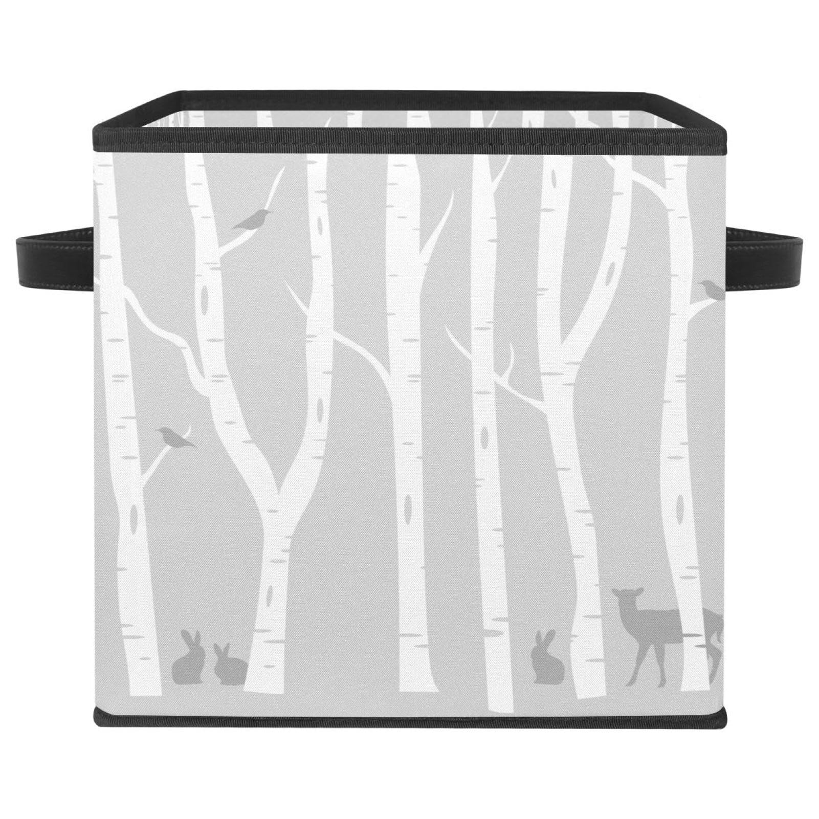 Boîte de rangement pour jouets et vêtements cube pliable poignées