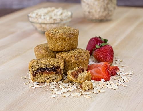 Miniatura 5 de Bobo's Oat Bites Stuff'd - Paquete variado (fresa, mantequilla de maní y gelatina y pastel de manzana), paquete de 30 (bocados de 1.3 onzas), avena
