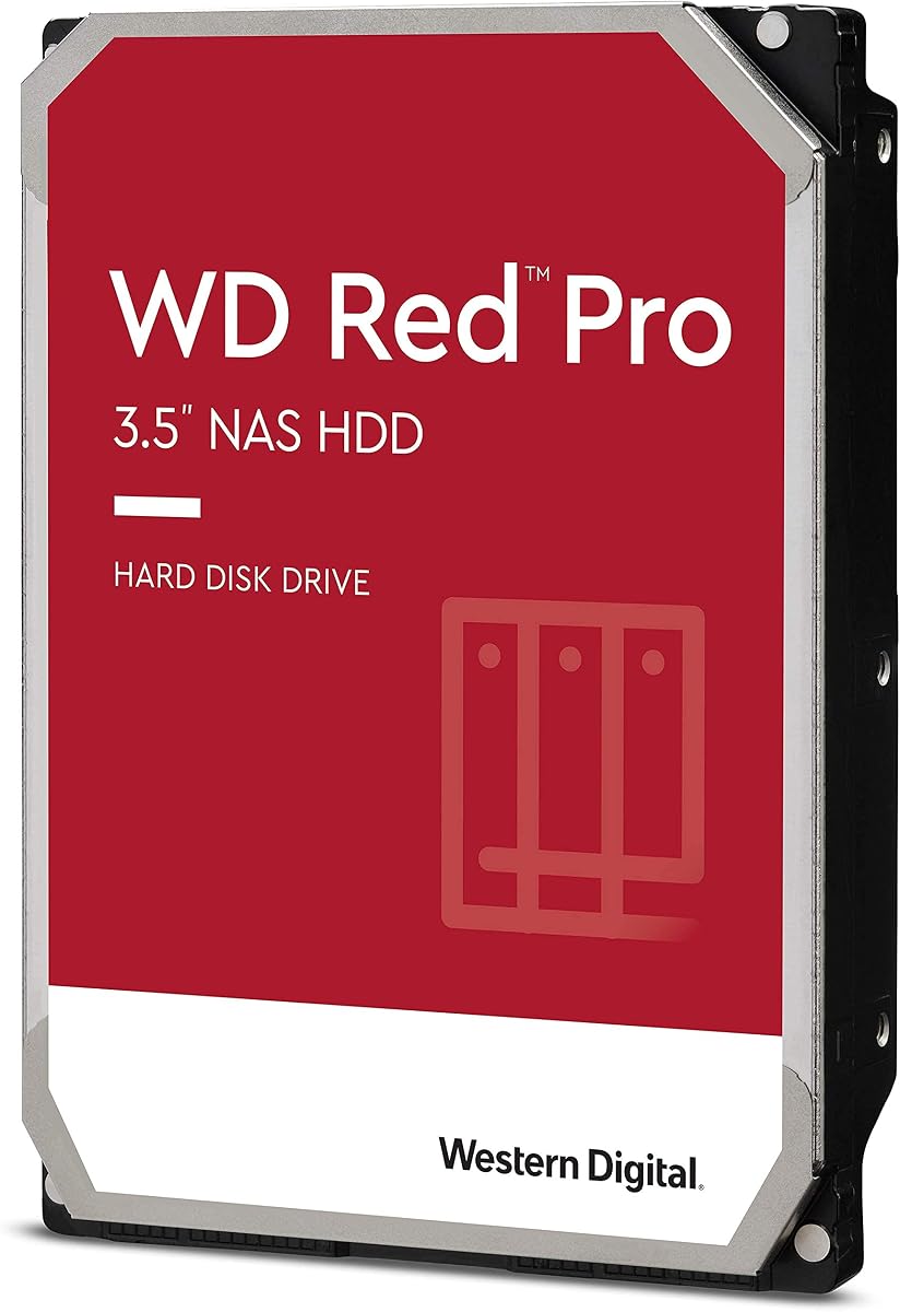 Western Digital WD Red Pro 4TB NAS Internal Hard Drive - 7200 RPM Class, SATA 6 Gb/s, 256 MB Cache, 3.5'' - WD4003FFBX (Renewed)