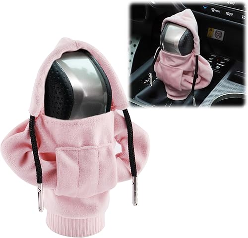 Miniatura 1 de Funda para palanca de cambios de automóvil, diseño de suéter de moda, funda de perilla de palanca de cambios automática, bonito diseño de sudadera