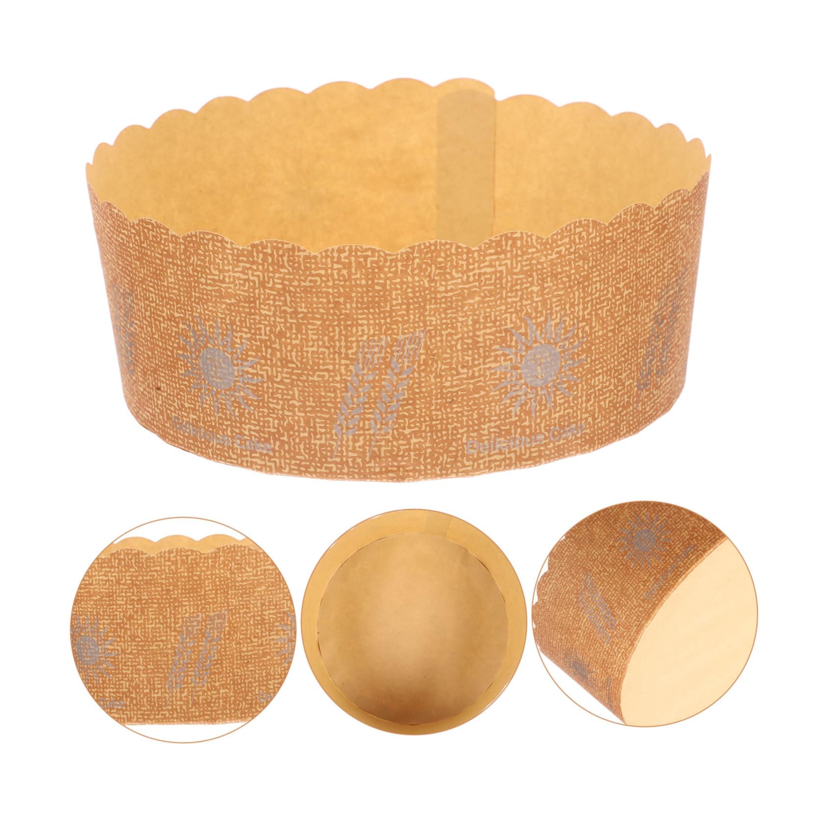 Zerodeko 100pièces Caissettes à Papier Décoratives Moules à Muffins Jetables Pour Gâteaux Et Desserts Parfaites Pour Anniversaires Et Événements Spéciaux