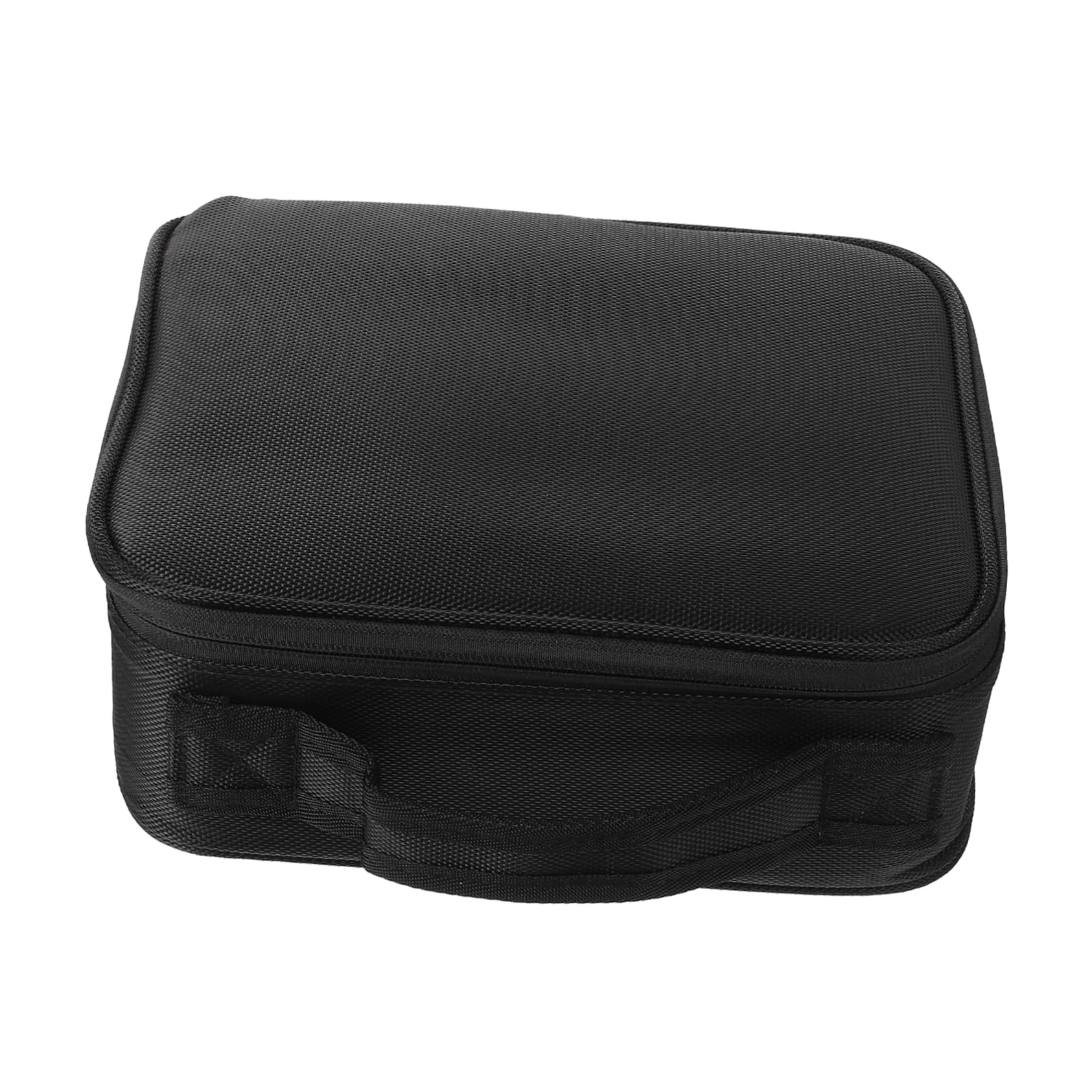 GANAZONO Neceser Organizador de Maquillaje Multicapa Portátil, 1 Unidad, Tamaño Mediano, Color Negro, Bolsa de Cosméticos para Viajes y Baño, Bolso de Almacenamiento para Mujer, Uso