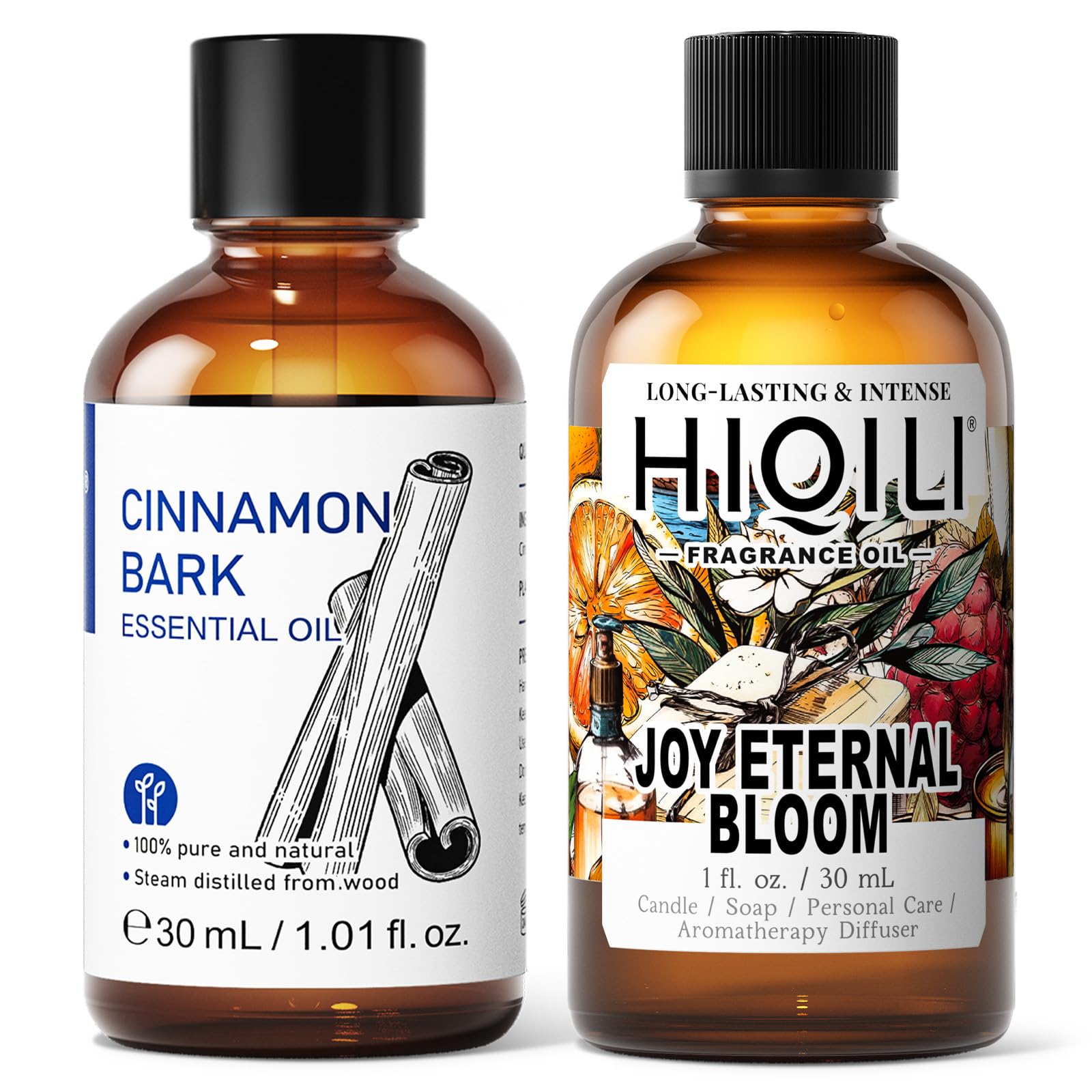 Amazon.com: HIQILI 30ML Cinnamon Essential Oil & 30ML Joy Eternal