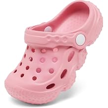 ChayChax Kids Garden Clogs Cute Slides Sandals Toddlers Beach Pool Shower Shoes with Non-Slip Sole