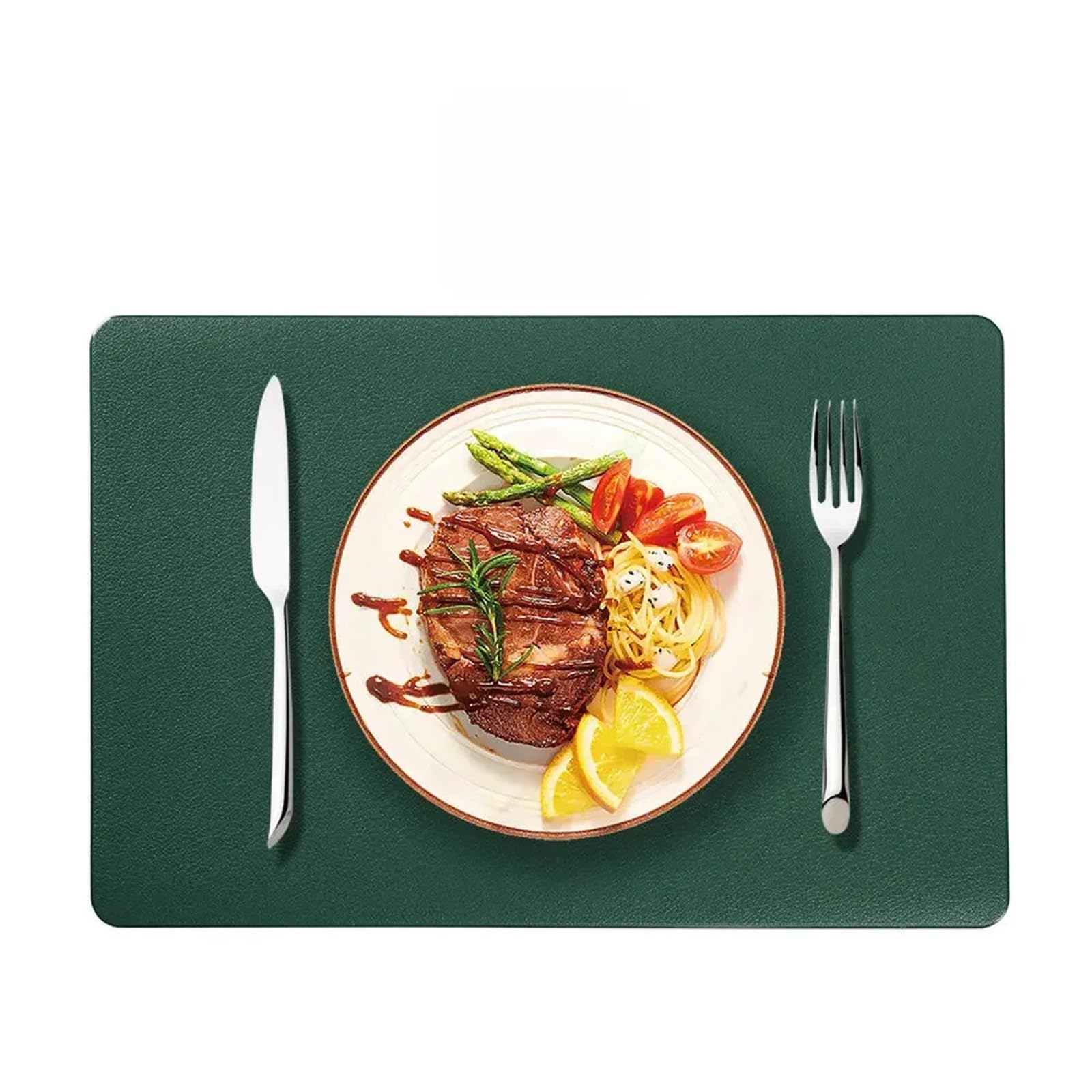 Solid Color Placemats 6pc PU Solid Color Place Mats 30x45cm