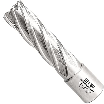 S&F STEAD & FAST Mag Drill Bits 11/16" Diameter x Depth of Cut 2", 1 Pc, Annular Cutter with Pilot Pin