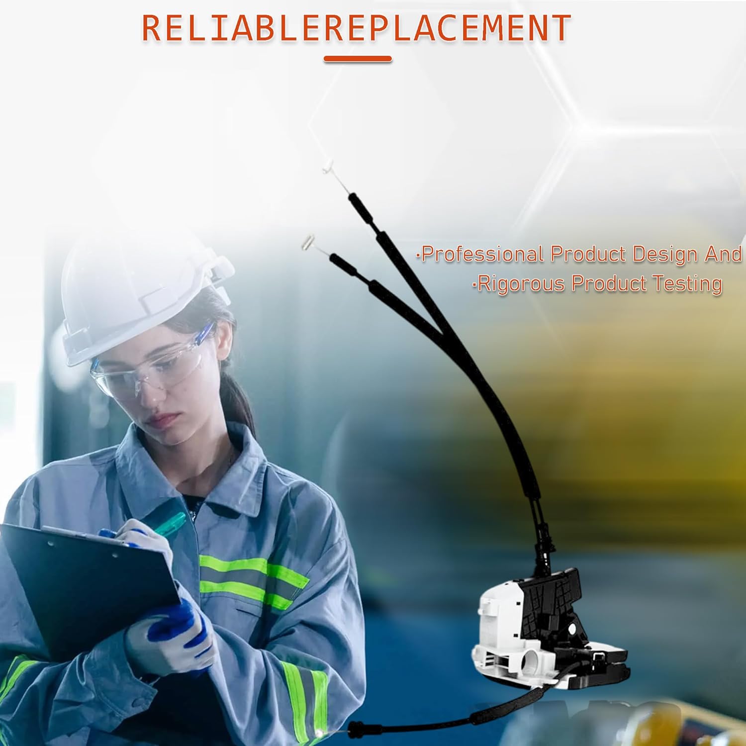 Front Right Door Lock Latch Actuator Compatible for Hyundai Tucson 2016-2020 Sport Utility - Front Passenger Side SUV, Replaces 81320-D3010 81320D3010