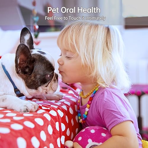 Miniatura 7 de Pijaborg Paquete de 3 cepillos de dientes para perros kit de cepillo de dientes para perros cerdas envolventes de 135 para una fácil limpieza de