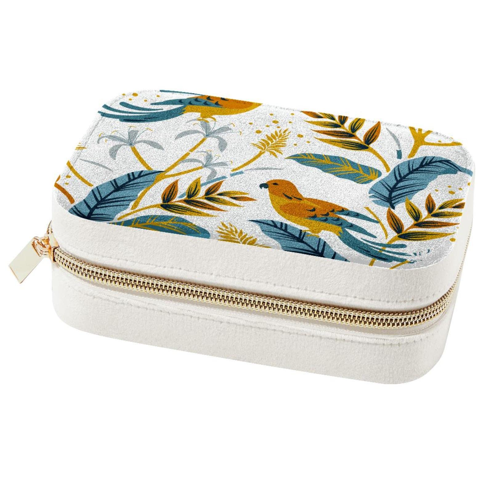 Boîte à bijoux de voyage oiseau idéale pour vos vacances et week-ends