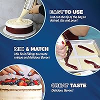 Vista 5 de 50Express® Manga de relleno de fruta única (manga de 2 libras) (queso crema de Gourmet)