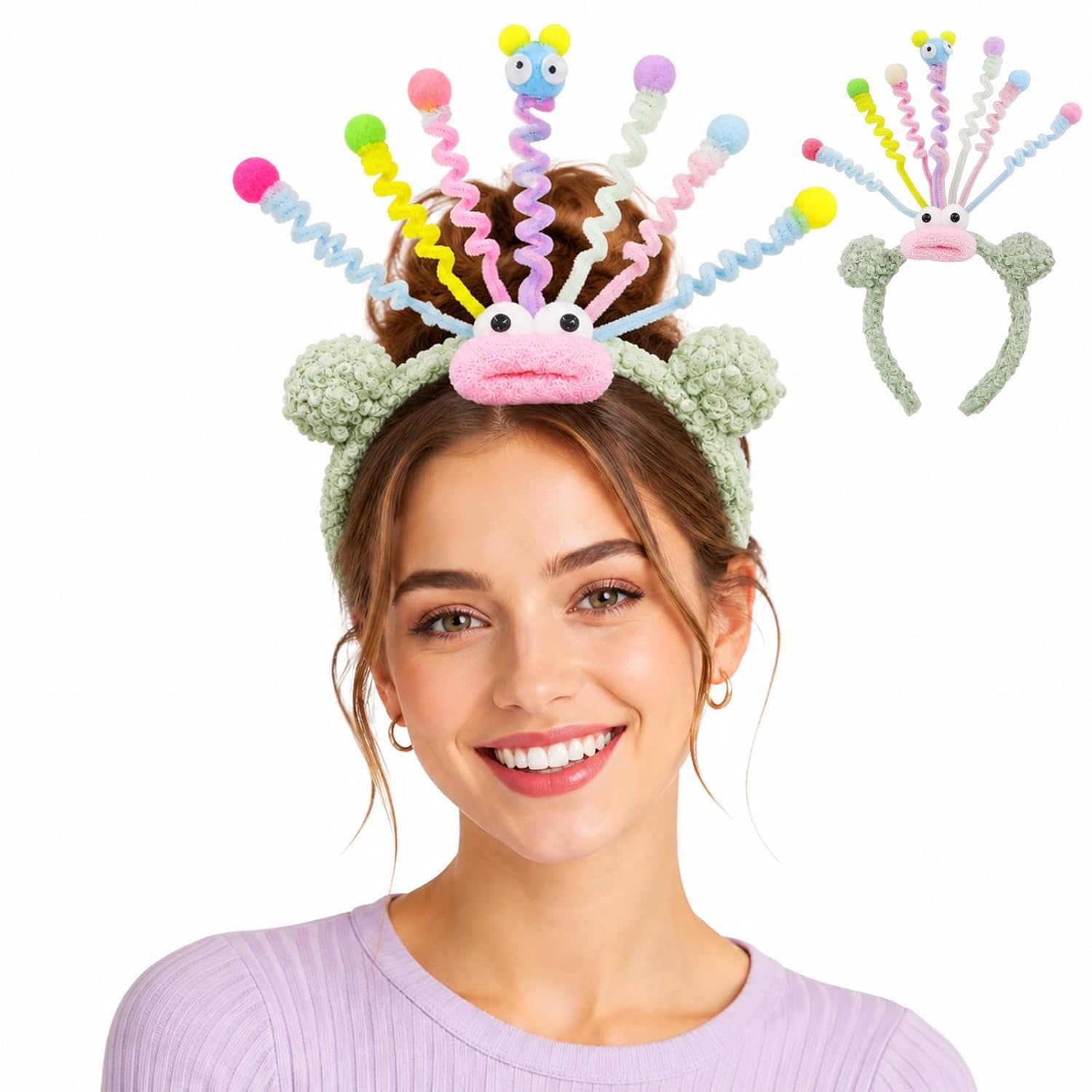 LAKSMI Cute Costume Headband, Crazy Hair Day Funny Party Accessories