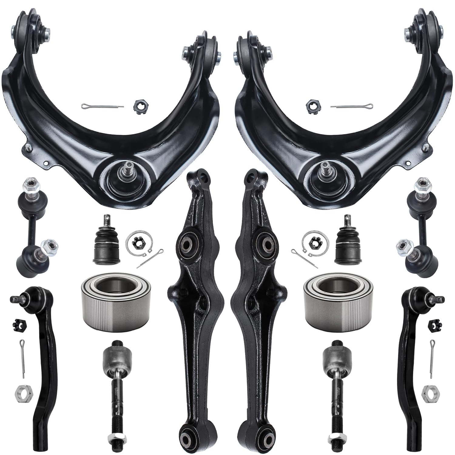 Detroit Axle - 14pc Front End Kit for 98-02 Honda Accord, 01-03 Acura CL