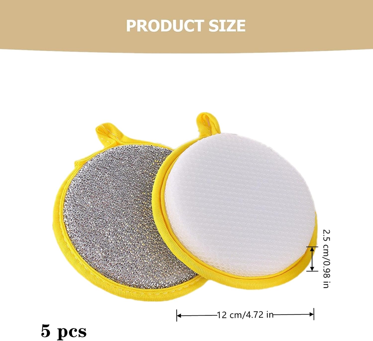 Multipurpose Wire Dishwashing Rag, 5 PCS Dishwashing Sponge image 2