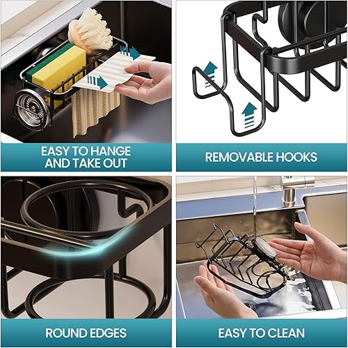 Miniatura 7 de TAILI Escurridor de platos para encimera de cocina con escurridor, escurridor grande de 2 niveles y escurridor con soporte para cubiertos