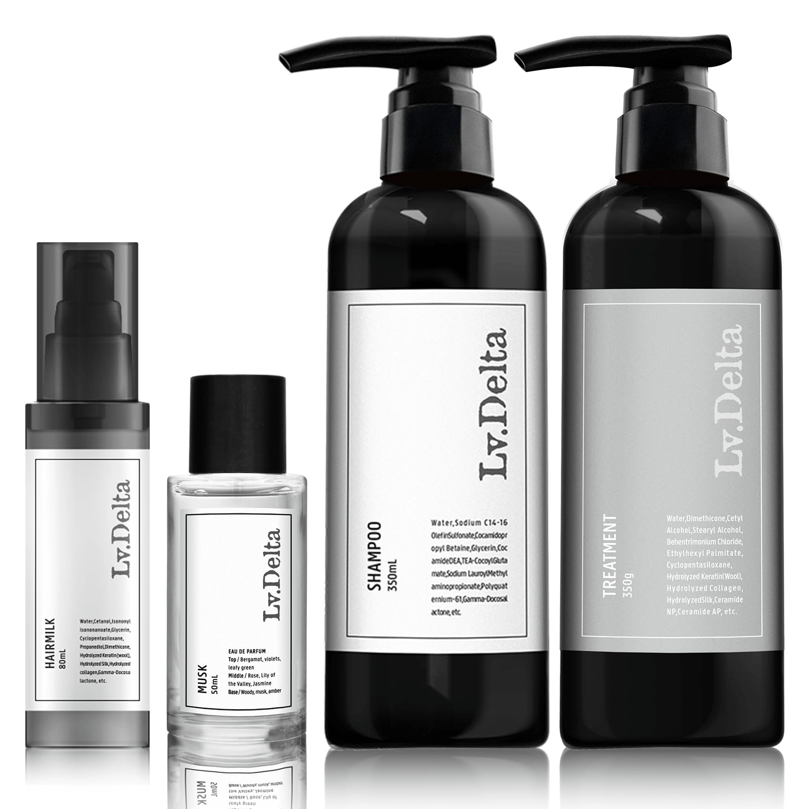 Amazon | レベルデルタ LvDelta メンズ香水 ヘアミルク シャンプー