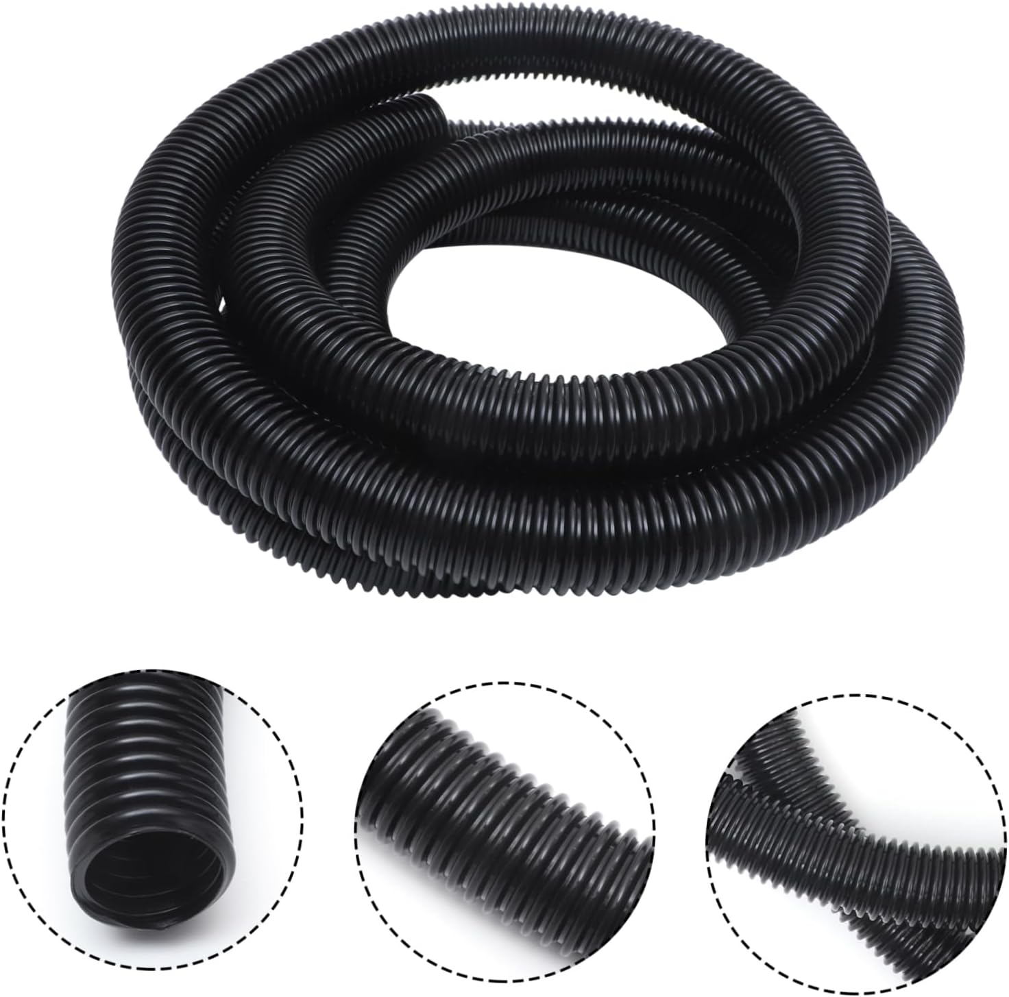 Vacuum Cleaner Tube High Grade Pvc Easy Handling Coiled Storage Industrial Vacuum Fit