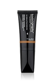 Bodyography Sun Defense Tinted Moisturizer, 1.5 oz | Lightweight SPF Tint with Hyaluronic Acid & Mineral Pigments | Hydrating, Vegan Sheer Coverage for All Skin Types, Deep