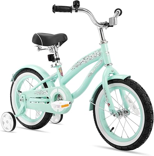 Miniatura 9 de JOYSTAR 12 14 16 Inch Kids Cruiser Bike for Ages 2-7 Years Old Girls & Boys, Kids' Bike with Training Wheels, Coaster Brake, Adjustable Seat &
