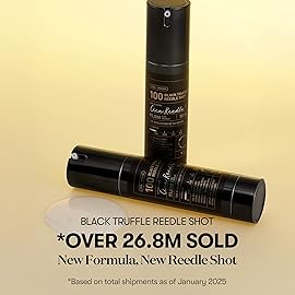VT COSMETICS Black Truffle Reedle Shot 100 Serum with Black Truffle Extract & 24K Gold Spicule Microneedling Formula, Korean Skincare, 1.69 fl oz(50ml)